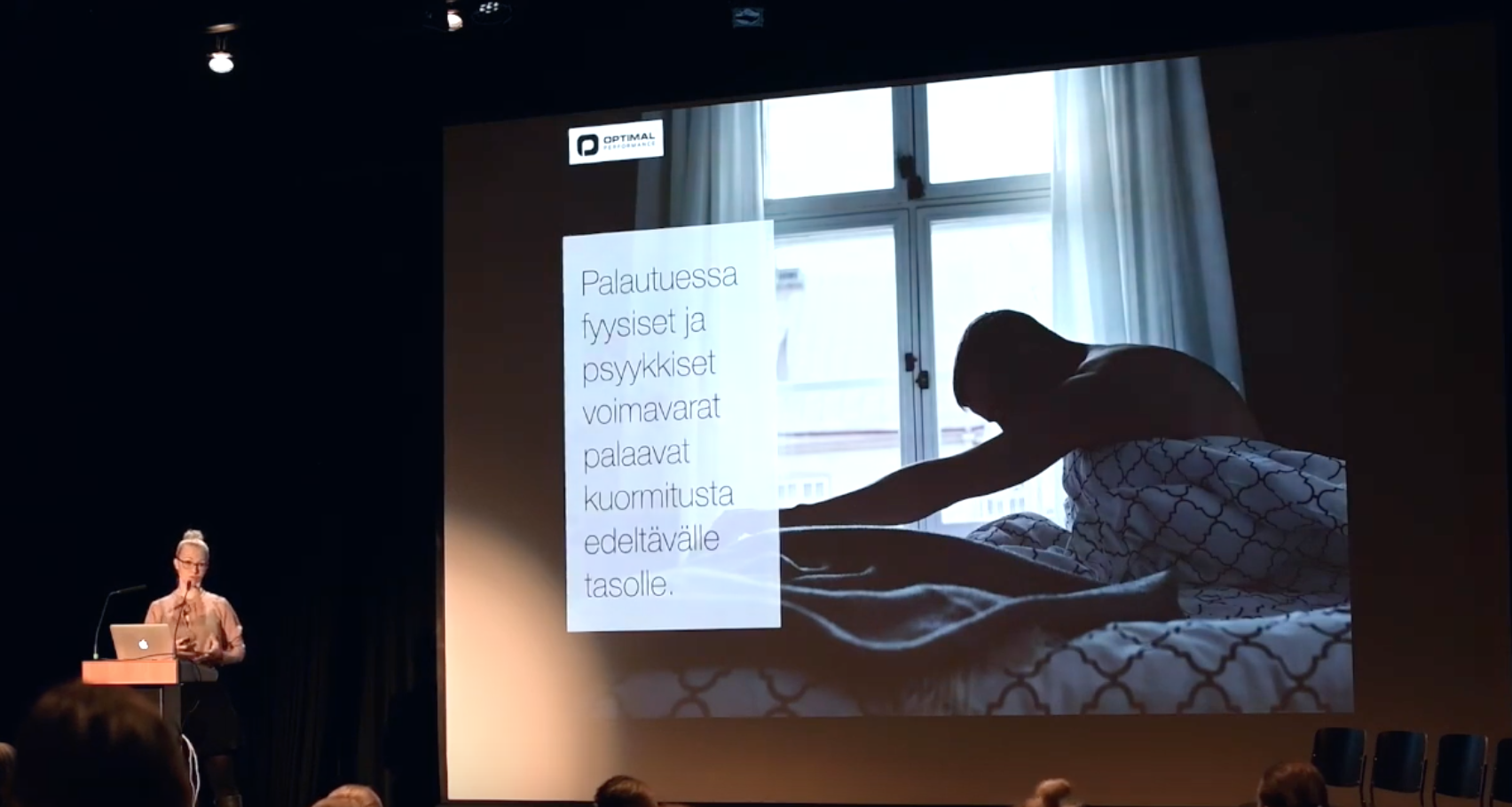 Palaudu ja vahvistu -luento videoituna Nordic Recovery -tapahtumassa